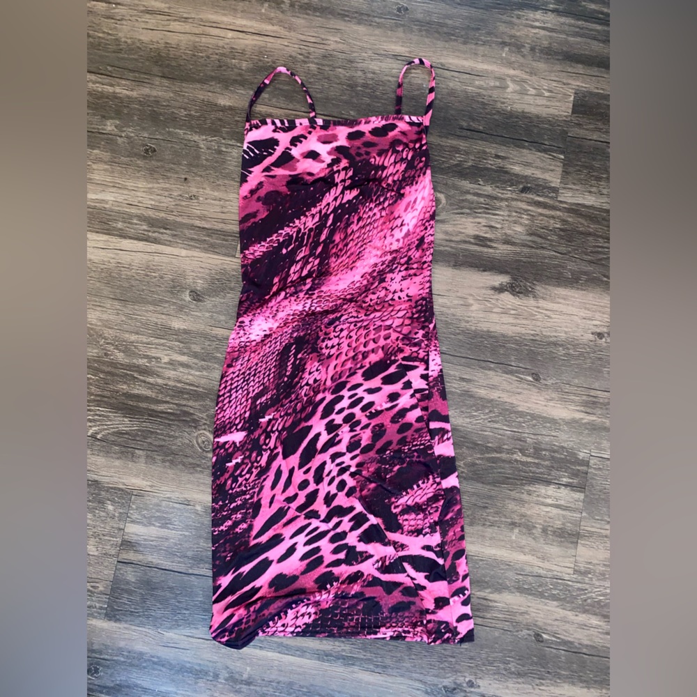 Fitted mini dress